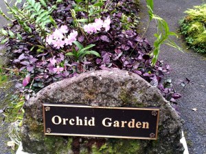 Orchid Garden Sign