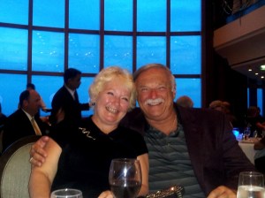 John and Diana - our table companions from Florida.