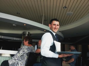 Serge - our favorite waiter at the Martini Bar.