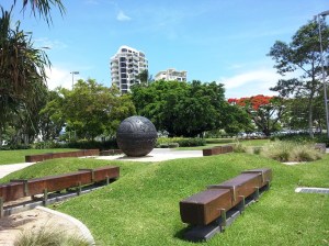 The park ran for more than a mile along the harbor's edge. With its sculptures, flowers, and beautiful landscaping. What a lovely place to spend the day.