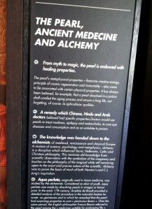 We wandered around reading the informational signs and learning about pearls.