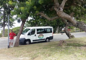 When we first went ashore, we took a van tour around the city.