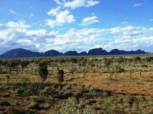 1 Kata Tjuta from a distance.