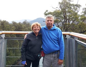 1 Tom and I way up and out on the cantilever.