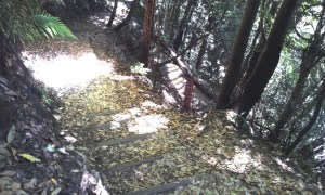 A lot of stairs and steep but beautiful.