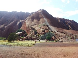 This was the beginning of the hike to the top of King's Canyon - an invigorating way to start the day.