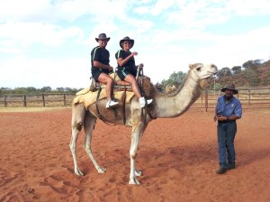 Yep, we did it! We rode a camel.