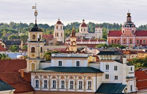 Old Town in Lilnius, Lithuania