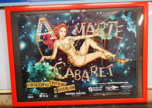 Live performance of Cabaret.
