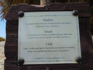 Plaques provided and explanation of each exhibit.