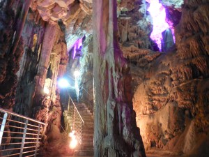 St. Michael's Cave - stalactites and stalagmites thousands of years old. 