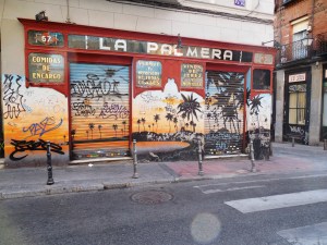 No surface is safe from the painters.