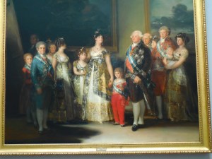 If you look closely at this painting by Francisco Goya you'll see that he painted himself painting just behind the people on the left.