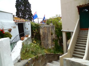 We wove our way back down the hillside along steep stairways tucked between narrow, picturesque  houses. 