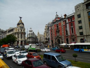 Hustle and Bustle of Madrid