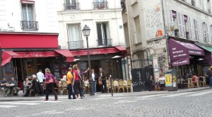 More restaurants than you can imagine and all of them busy.