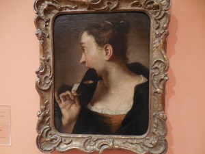 Tom and I found some of the titles on the paintings pretty funny - Portrait of a Young Woman in Profile with a Mask in Her Right Hand