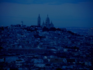 Sacre'Cour and our neighborhood from the tower - pretty cool.
