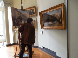 Students of the arts honed their skills by imitating the masters.