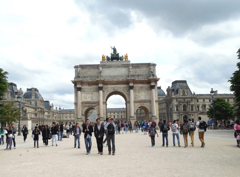 The gate from the Tuilers Garden to the Louvre Museum