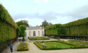 The Petite Trianon built by one of the Louies (XIV I think) for his mistress Madam Pompodor. It was later given by Louie XVI to Marie Antoinette.