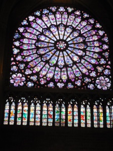 These windows are immense and breath-taking.