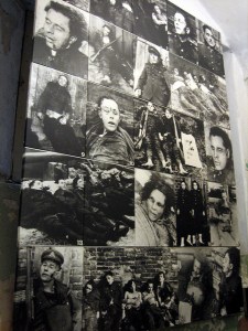 The pictures of victims that were shown to children at the time in warning of what would happen if they did not follow the program.