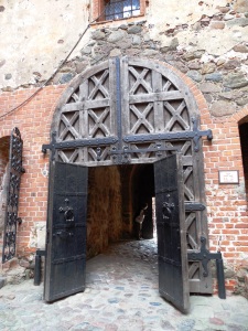 A gate into the  inner castle - you can see some of the original structure.