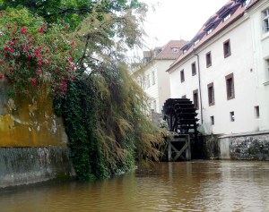 A pretty little area along a canal off the river. Our guide said it was used in the making of one of the Harry Potter Movies.