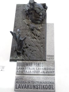 A very fun plaque on the front of the Conservatory of Music