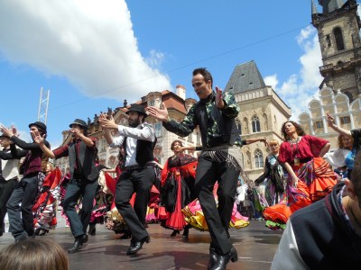 Dancers at the Gypsy Festival - they were having a great time and so were we!