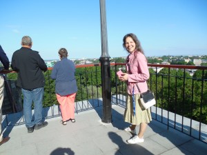 Our lovely guide Evelyn - a wealth of information.