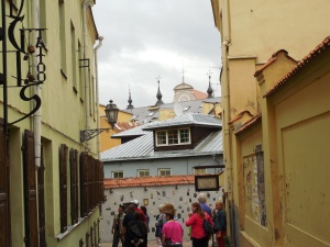 Our tour took us down narrow and charming streets and alleys.
