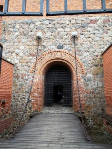 The drawbridge at Trakai Castle