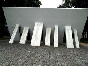 This monument was dedicated to those brave souls who helped by hiding jews during the Nazi occupation.