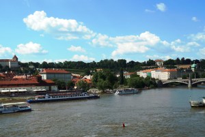 We took a cruise along the Vltava River.