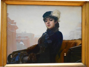 Unknown Lady by I.N. Kramsoy - The paintings had the detail of photographs.