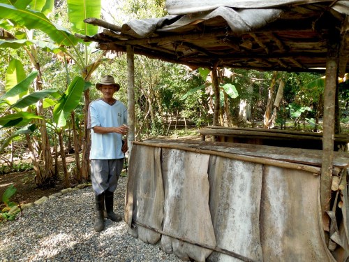 This is Papo. He is a gracious old gentleman who let us tour his house and property, meet his family.