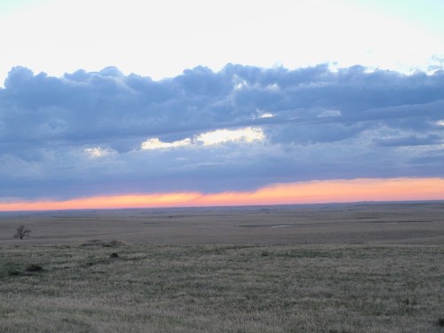 And beautiful sunsets on the prairies.