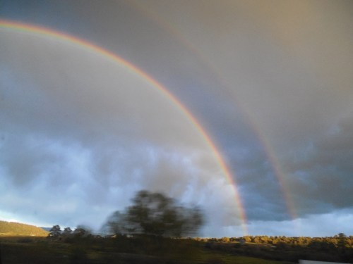 Double Rainbows - has to be a good sign.