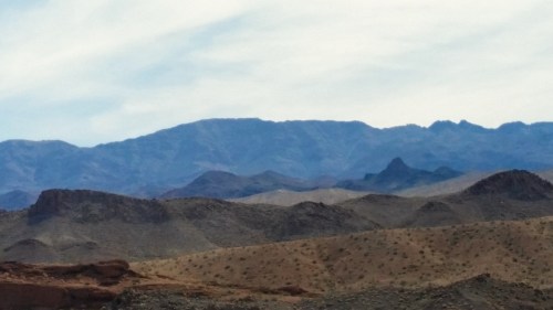 On the way to Red Rock Canyon,