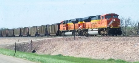 Trains across the plains.