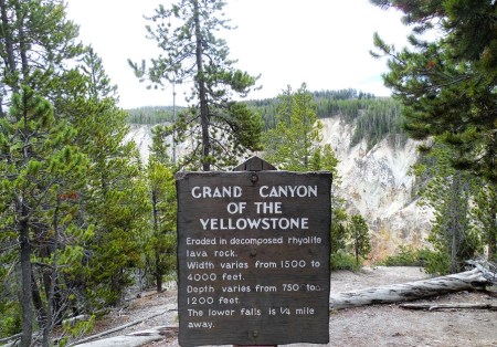 Grand Canyon of Yellowstone Info.