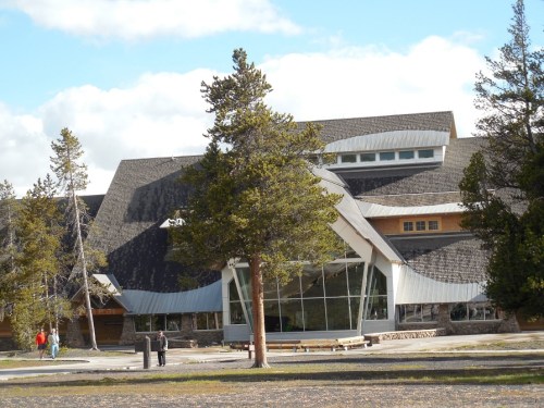 The Visitors Center and Museum at the Old Faithful Site