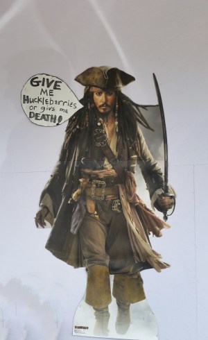 Who knew that Captain Jack had a thing for Huckleberries.