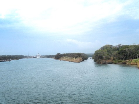 Approaching the Panama Canal